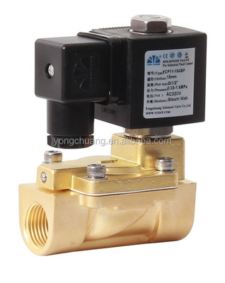 Steam YONGCHUANG YCP11 CE Approved Pilot Operated Diaphragm PTFE Air Compressor Solenoid Valve 12v DC 24v